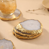 Agate Coasters- Natural (Set Of 2)