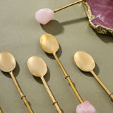 Dessert Spoons – Rose Quartz (set of 6)