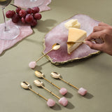 Dessert Spoons – Rose Quartz (set of 6)