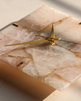 Rose Quartz Square Wall Clock