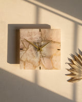 Rose Quartz Square Wall Clock