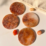 Fire Quartz Round Coaster (Set of 2)
