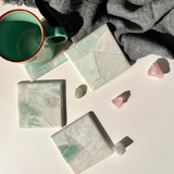 Amazonite Square Coaster (Set of 2)