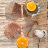 Fire Quartz Hexagon Coaster (Set of 2)