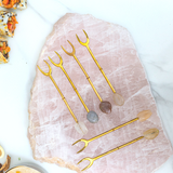 Appetizer Forks – Multi Moonstone (set of 6)