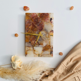 Fire Quartz Rectangle Wall Clock