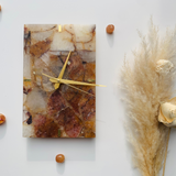 Fire Quartz Rectangle Wall Clock