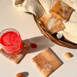 Fire Quartz Square Coaster (Set of 2)