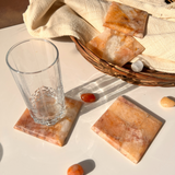 Fire Quartz Square Coaster (Set of 2)