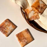 Fire Quartz Square Coaster (Set of 2)