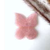 Gua Sha Butterfly - Rose Quartz