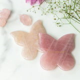 Gua Sha Butterfly - Rose Quartz