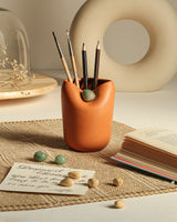 Reminder Vase - Terracotta Brown