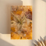 Fire Quartz Rectangle Wall Clock