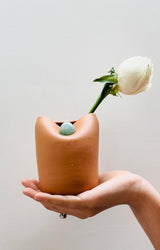Reminder Vase - Terracotta Brown