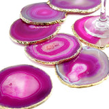 Agate Coasters- Pink (Set Of 2)