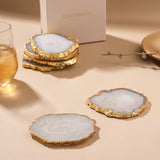 Agate Coasters- Natural (Set Of 2)