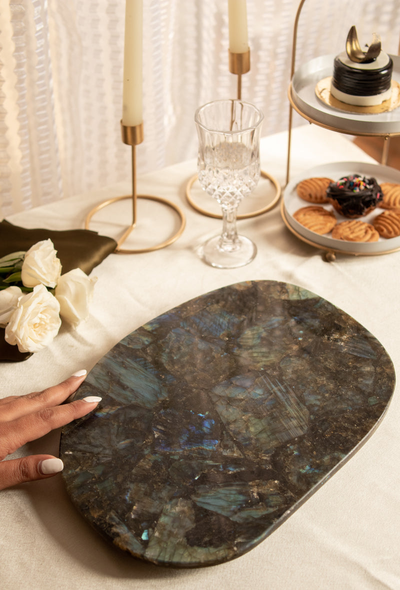 Platter - Blue Fire Labradorite