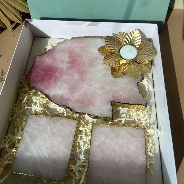 Love and Light Gift Box -  Rose Quartz