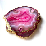 Agate Coasters- Pink (Set Of 2)